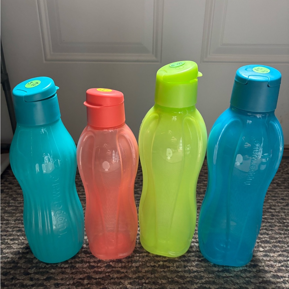 Tupperware water bottles